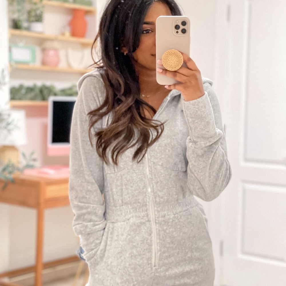 Shop Priceless Terry Romper w/ Hood